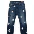 U.D.F Dark Blue Puzzle Jeans - Front