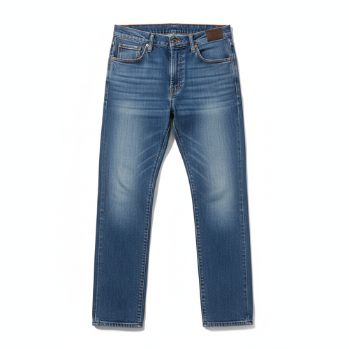 Relaxed Fit Stone Wash Jeans