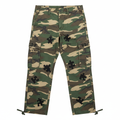 U.D.F Army Fatigue Black Puzzle Cargo Pants - Front